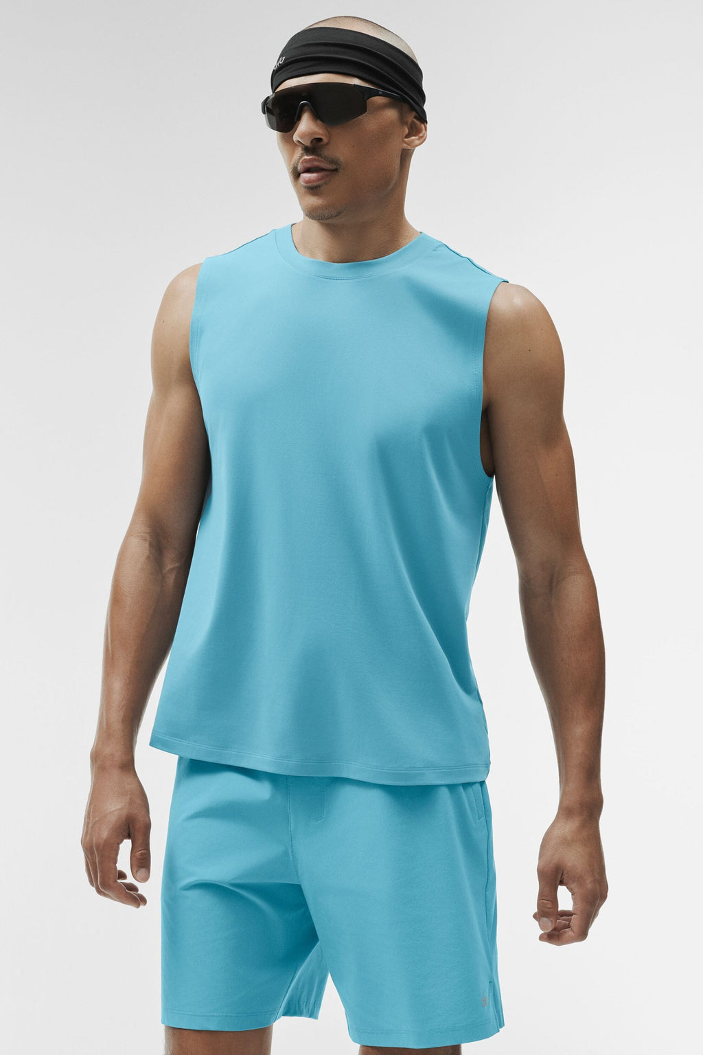 Conquer Muscle Tank - Blue Breeze image 1