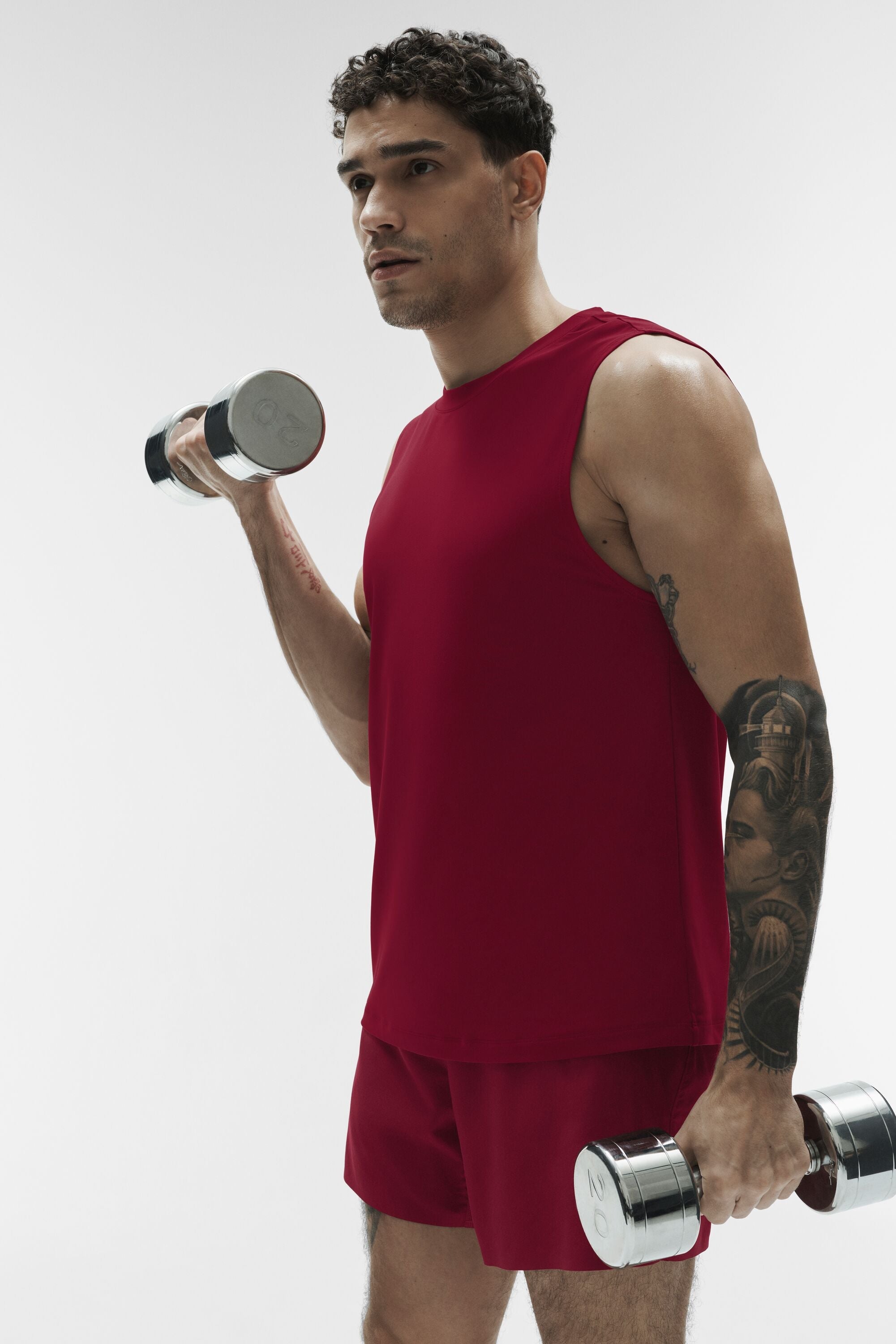 Conquer Muscle Tank - Garnet image 3