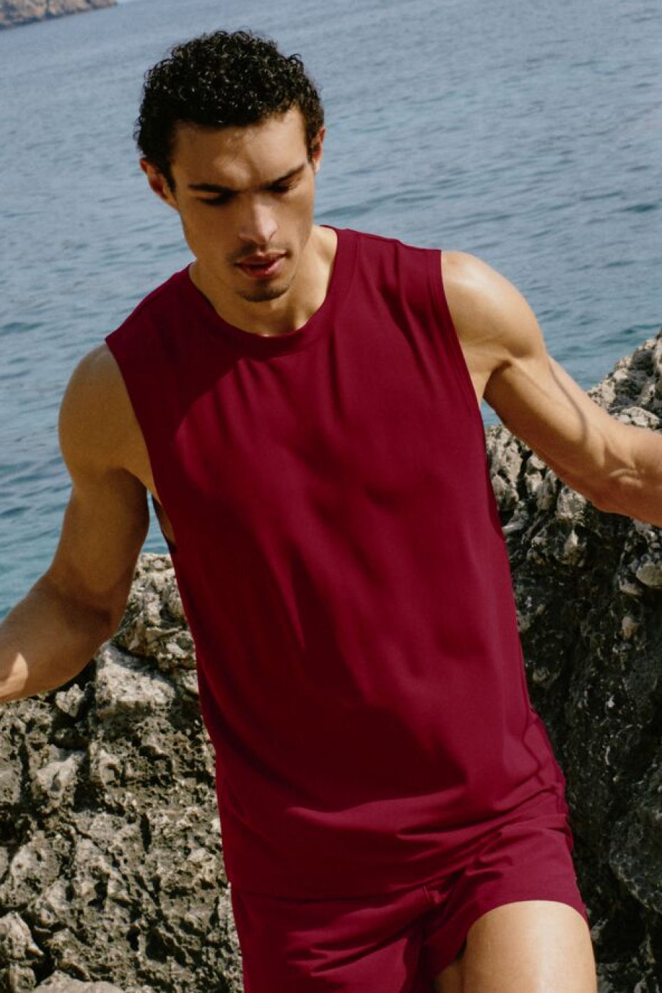 Conquer Muscle Tank - Garnet image 1