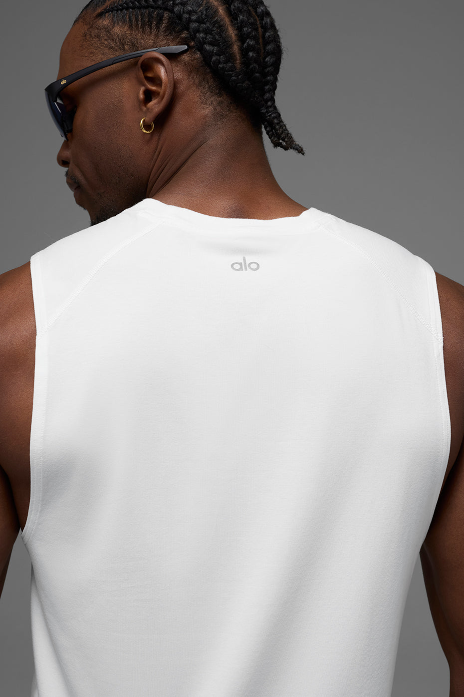 ALO Vapor Muscle Tank - White image 4