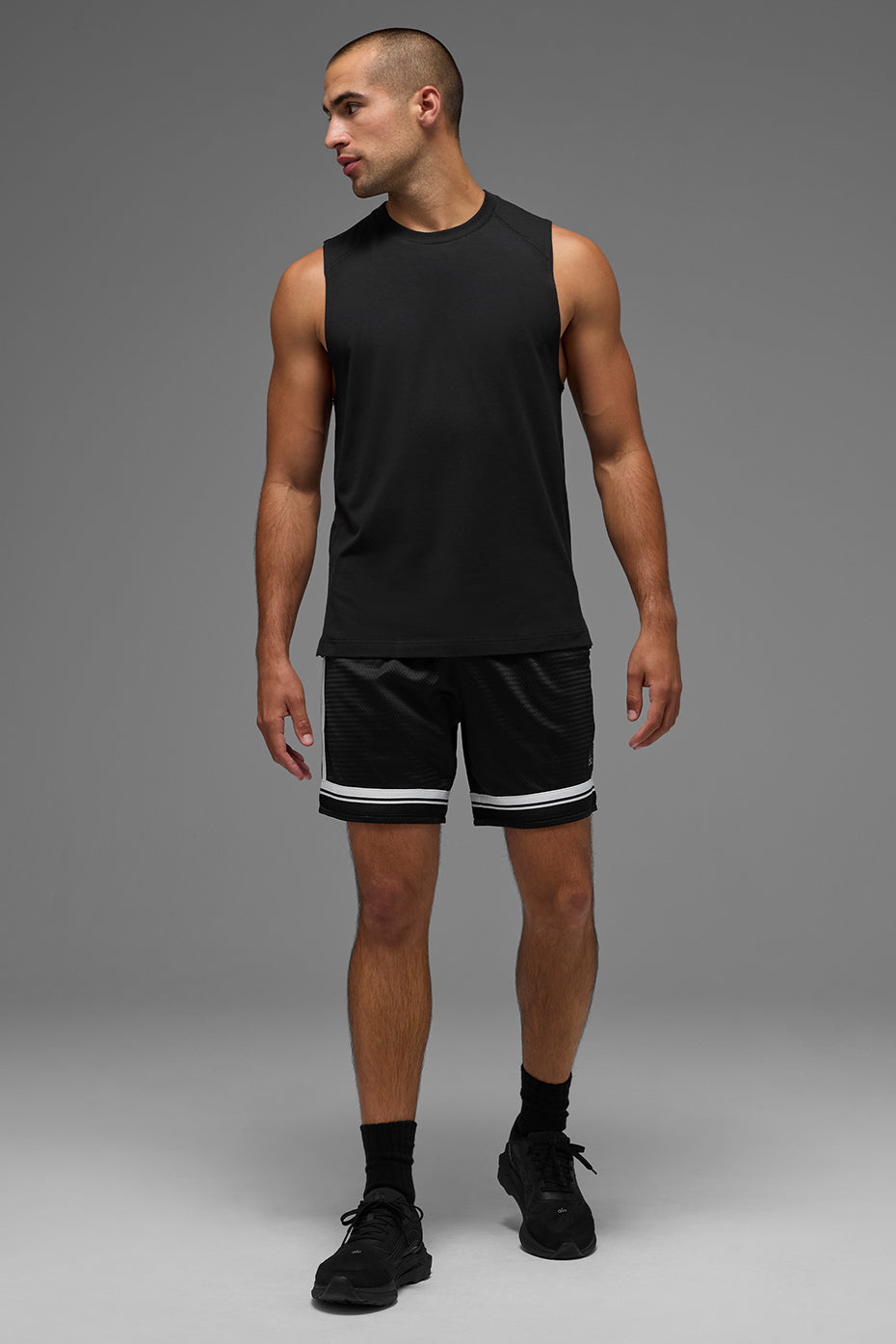 ALO Vapor Muscle Tank - Black image 4