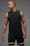 ALO Vapor Muscle Tank - Black image 1