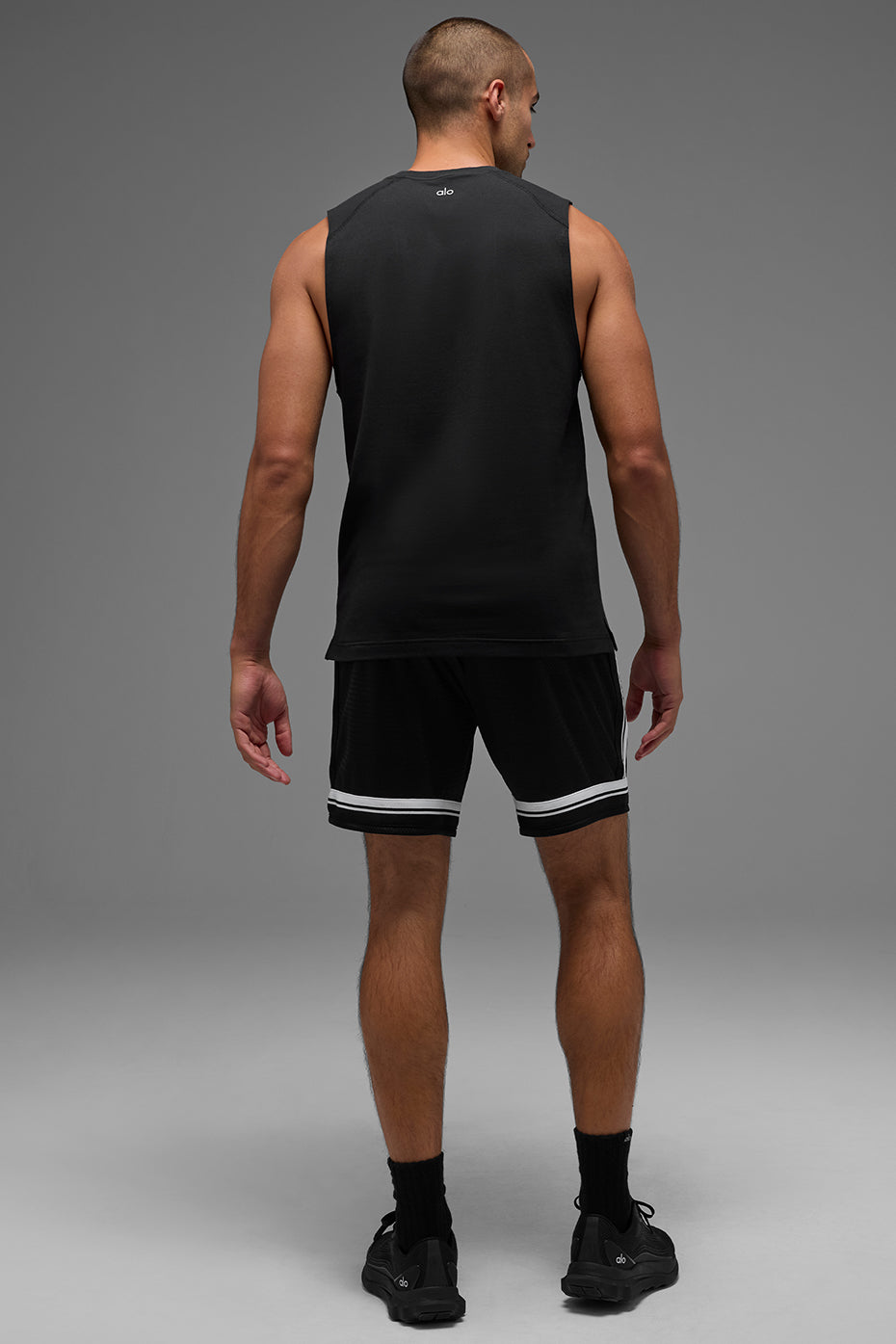 ALO Vapor Muscle Tank - Black image 5