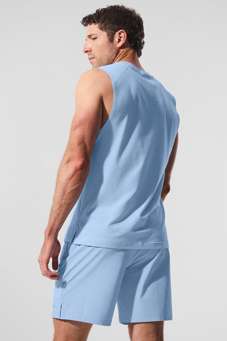 ALO Vapor Muscle Tank - Seashell Blue image 5