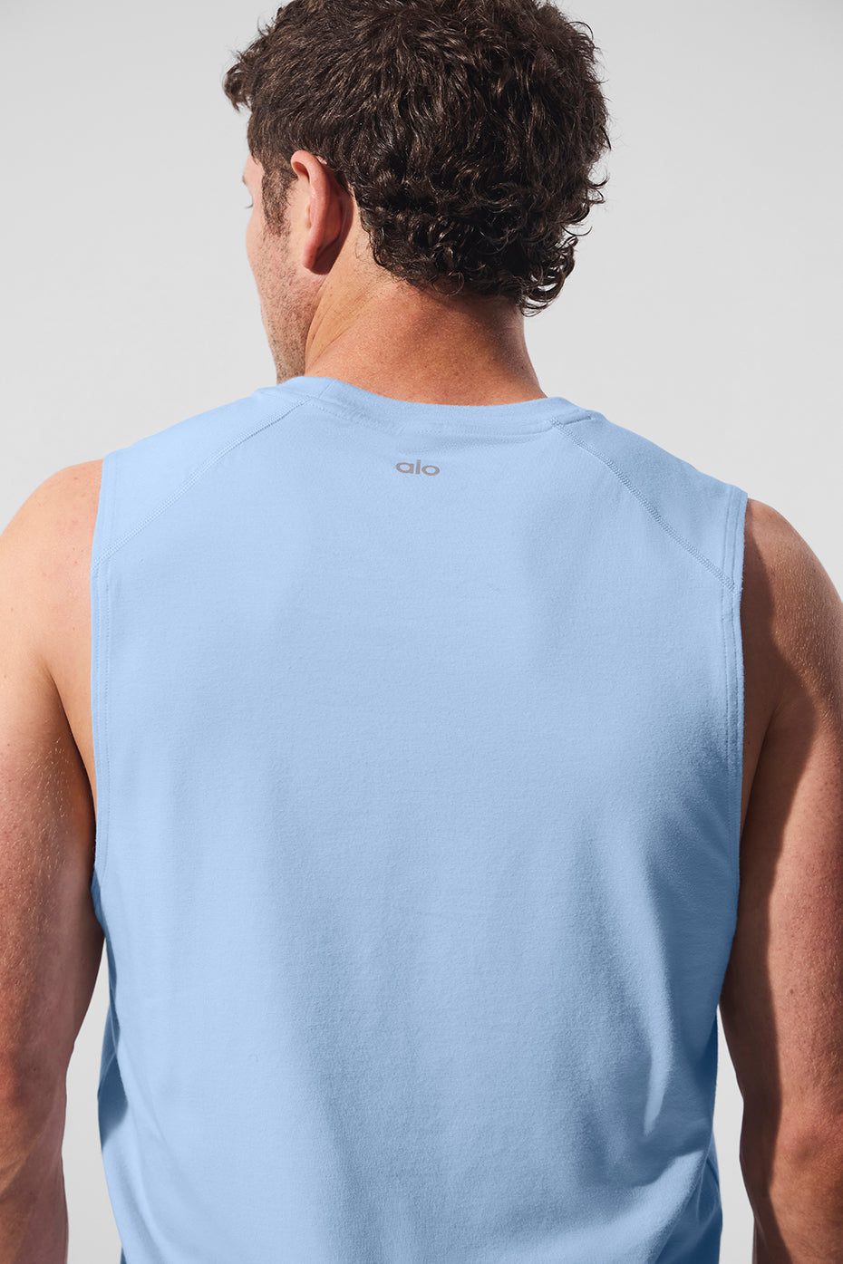 ALO Vapor Muscle Tank - Seashell Blue image 2