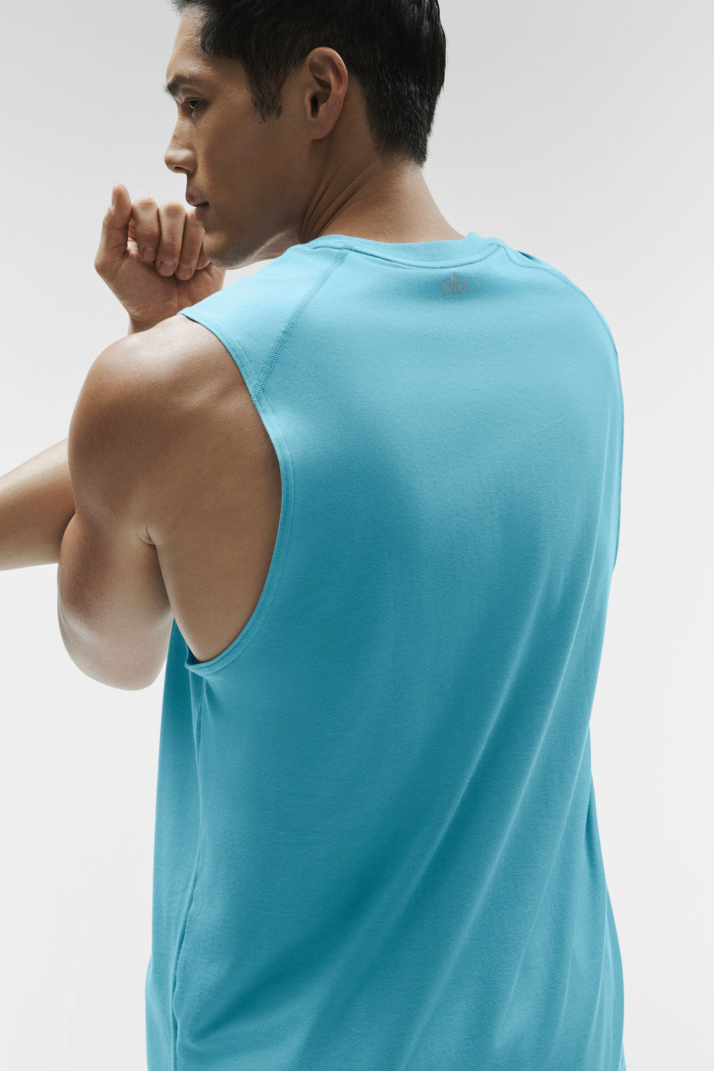 ALO Vapor Muscle Tank - Blue Breeze image 2