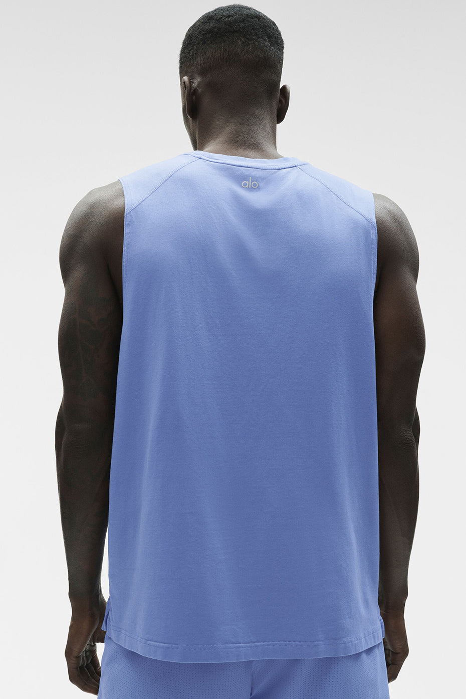 ALO Vapor Muscle Tank - Provence Blue image 2