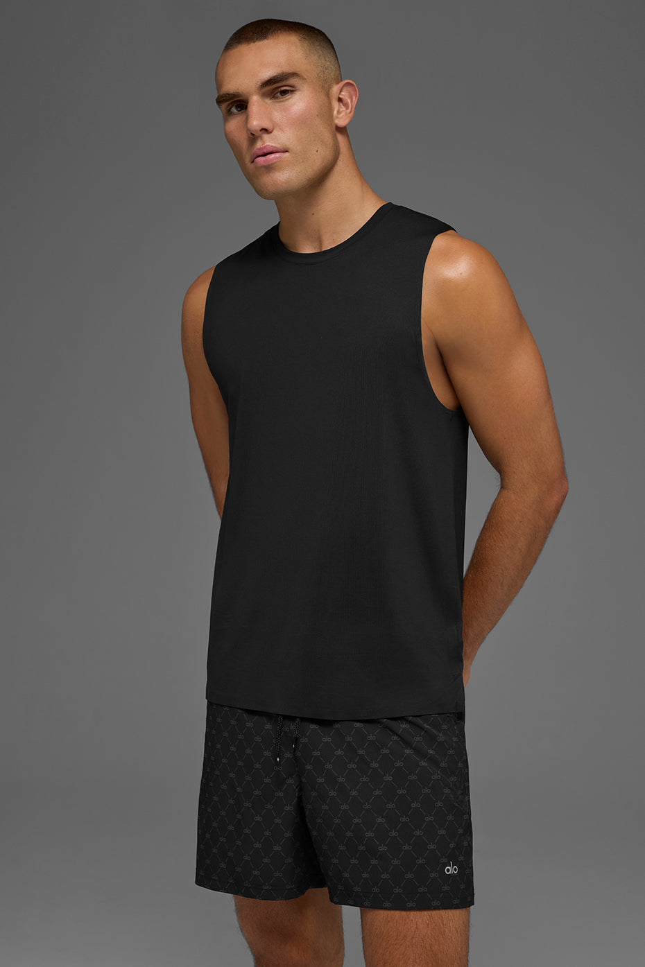 Idol Muscle Tank - Black image 1