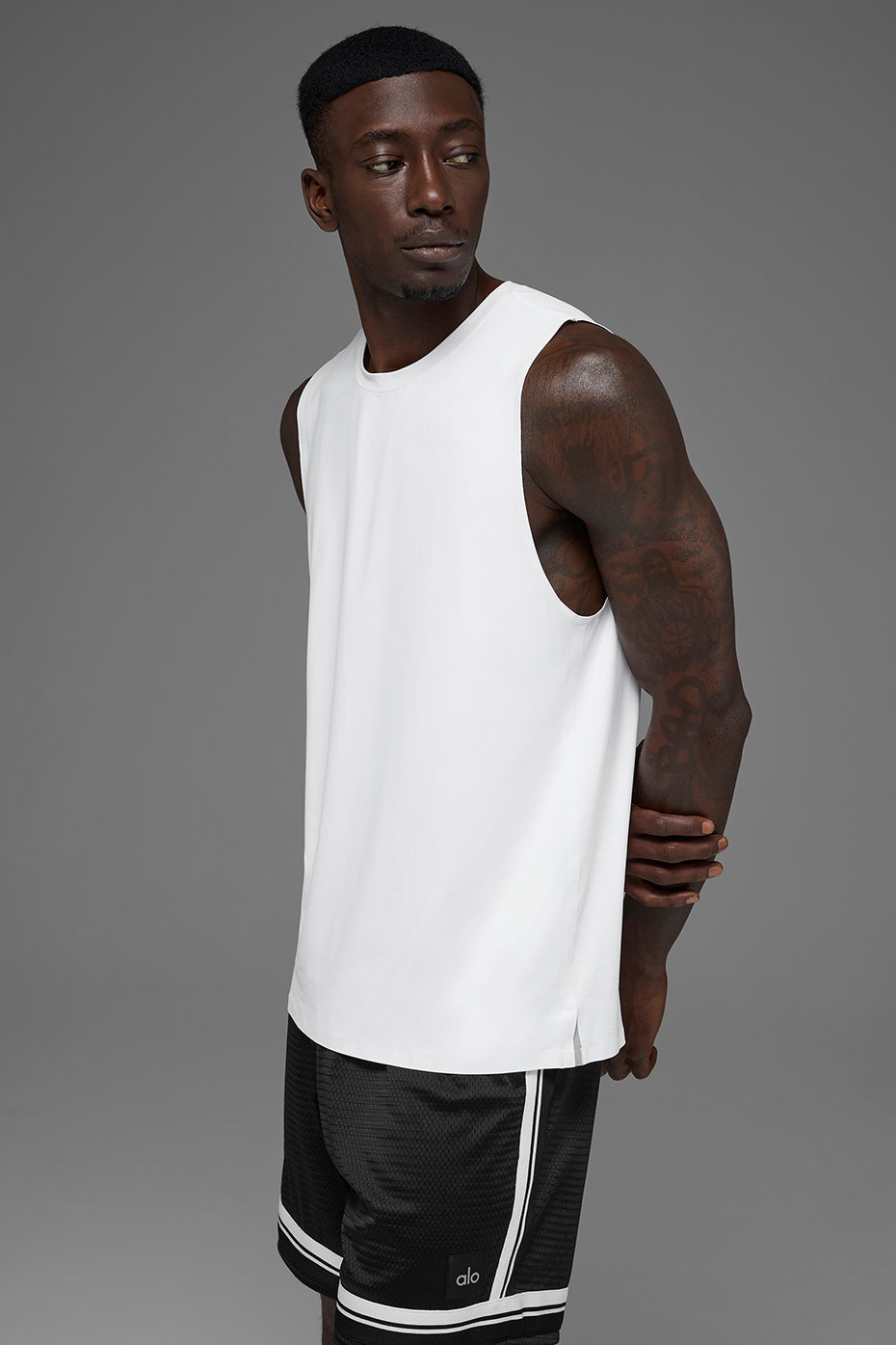 Idol Muscle Tank - White image 4