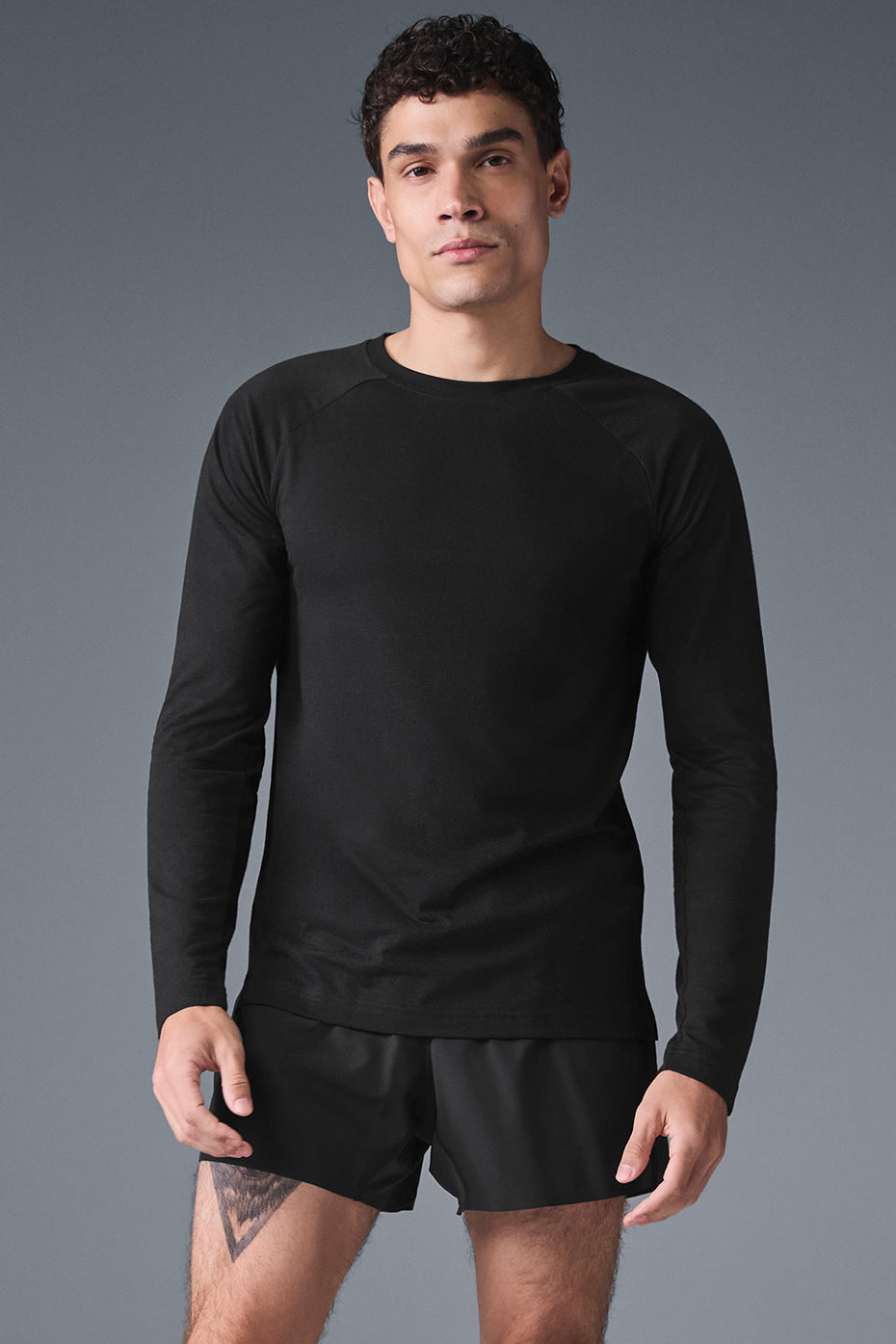 Triumph Long Sleeve Tee - Black image 1
