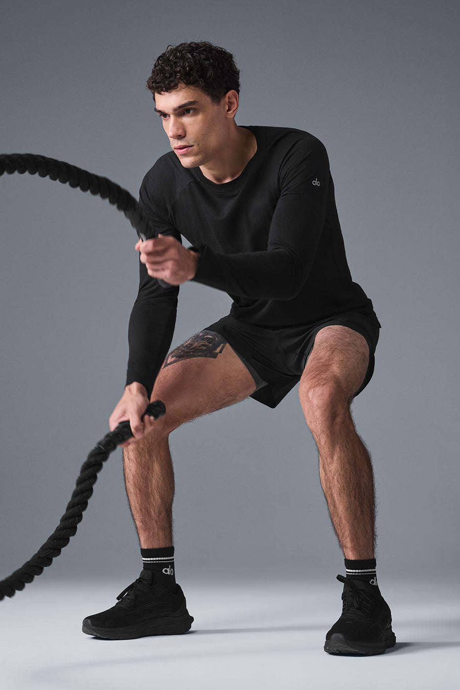 Triumph Long Sleeve Tee - Black image 4