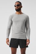 Triumph Long Sleeve Tee - Athletic Heather Grey image 1