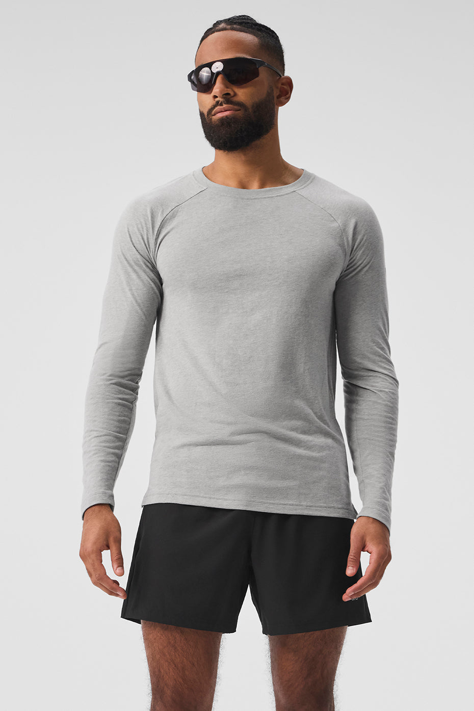 Triumph Long Sleeve Tee - Athletic Heather Grey image 1