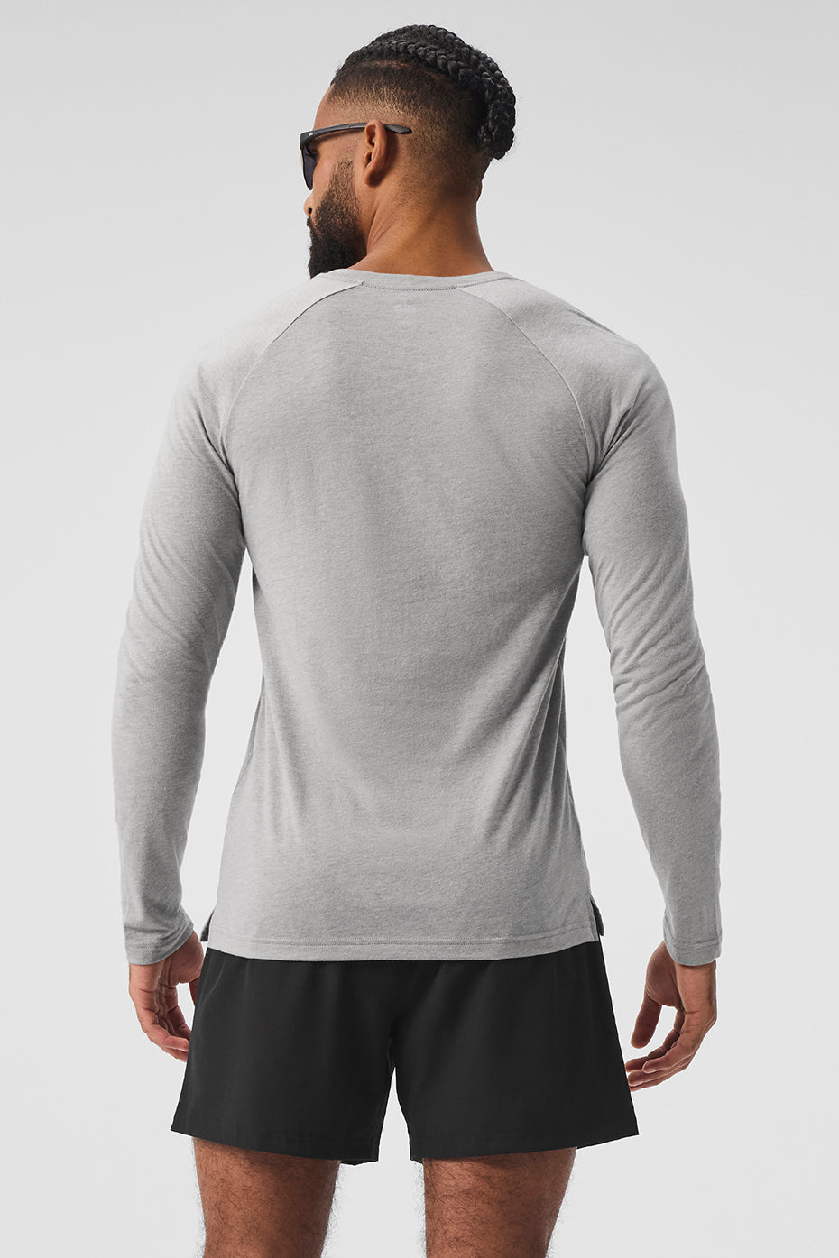 Triumph Long Sleeve Tee - Athletic Heather Grey image 3