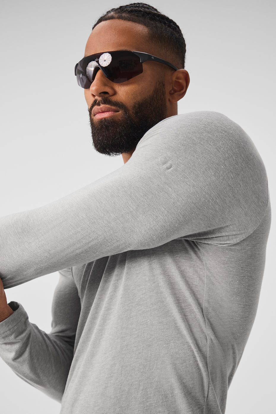 Triumph Long Sleeve Tee - Athletic Heather Grey image 4