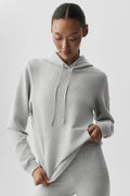 Micro Waffle Fast Break Hoodie - Athletic Heather Grey image 1
