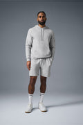 Micro Waffle Fast Break Hoodie - Athletic Heather Grey image 1