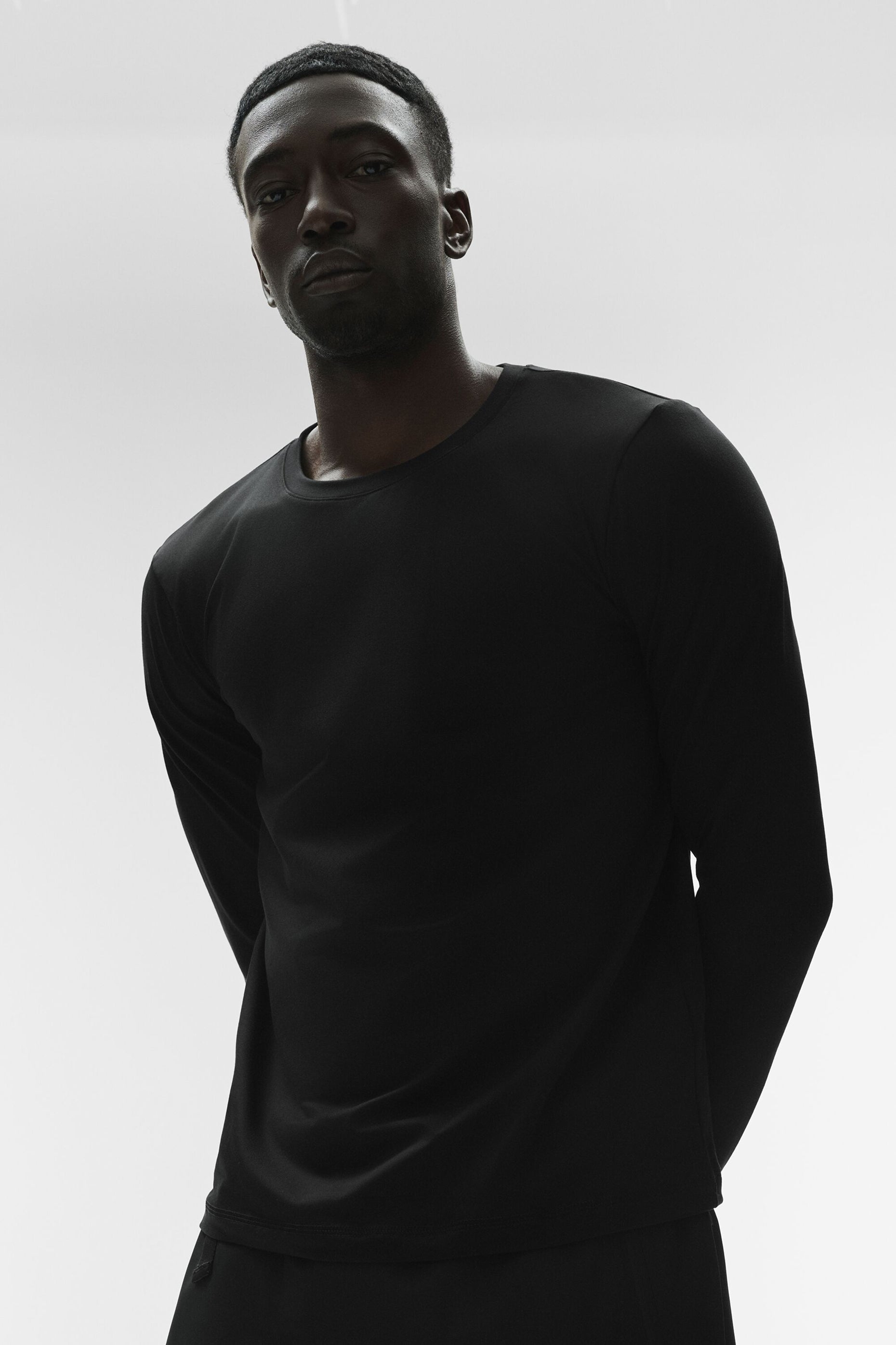 Conquer Reform Crewneck Long Sleeve - Black image 3