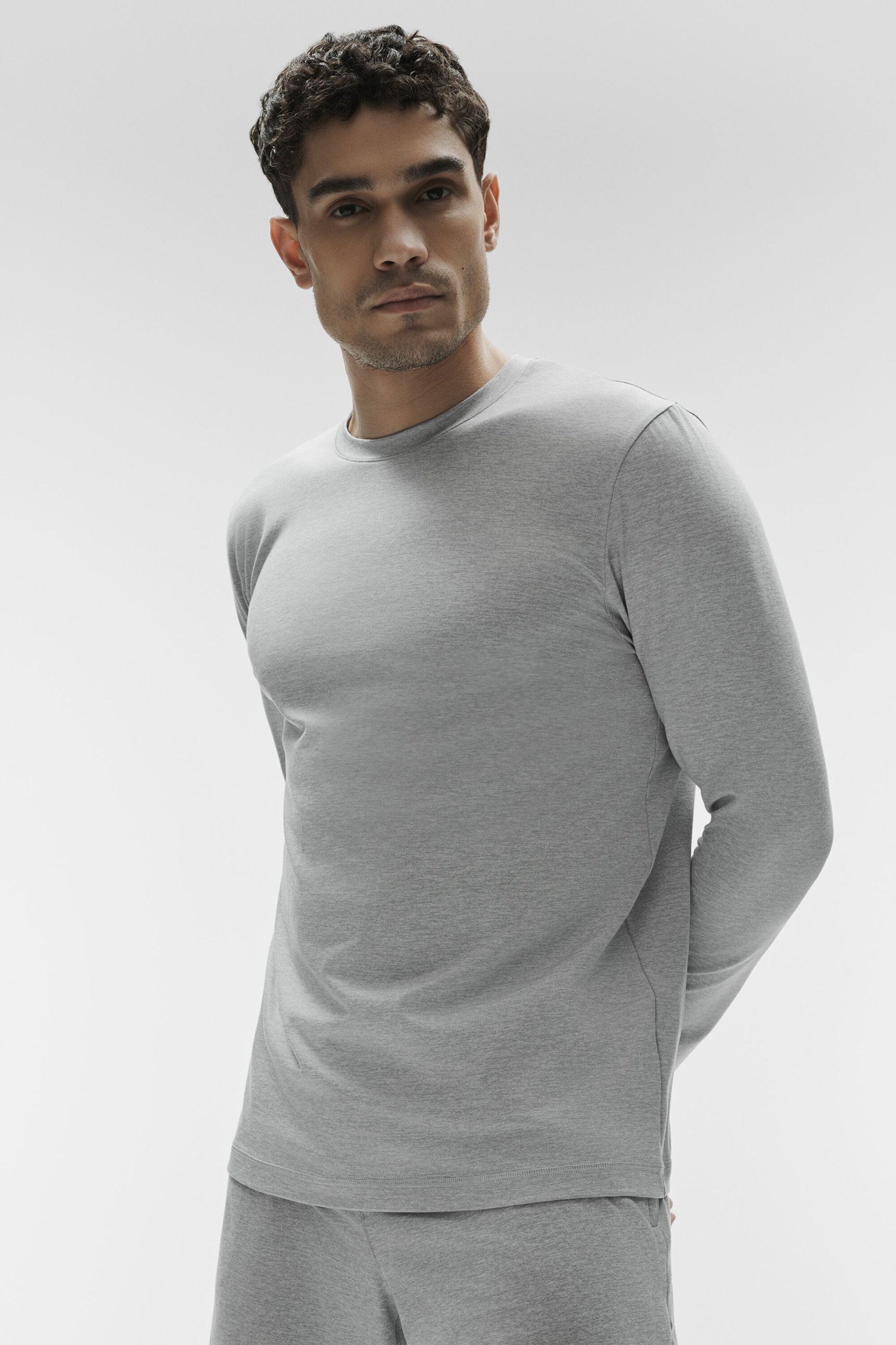 Conquer Reform Crewneck Long Sleeve - Athletic Heather Grey image 1