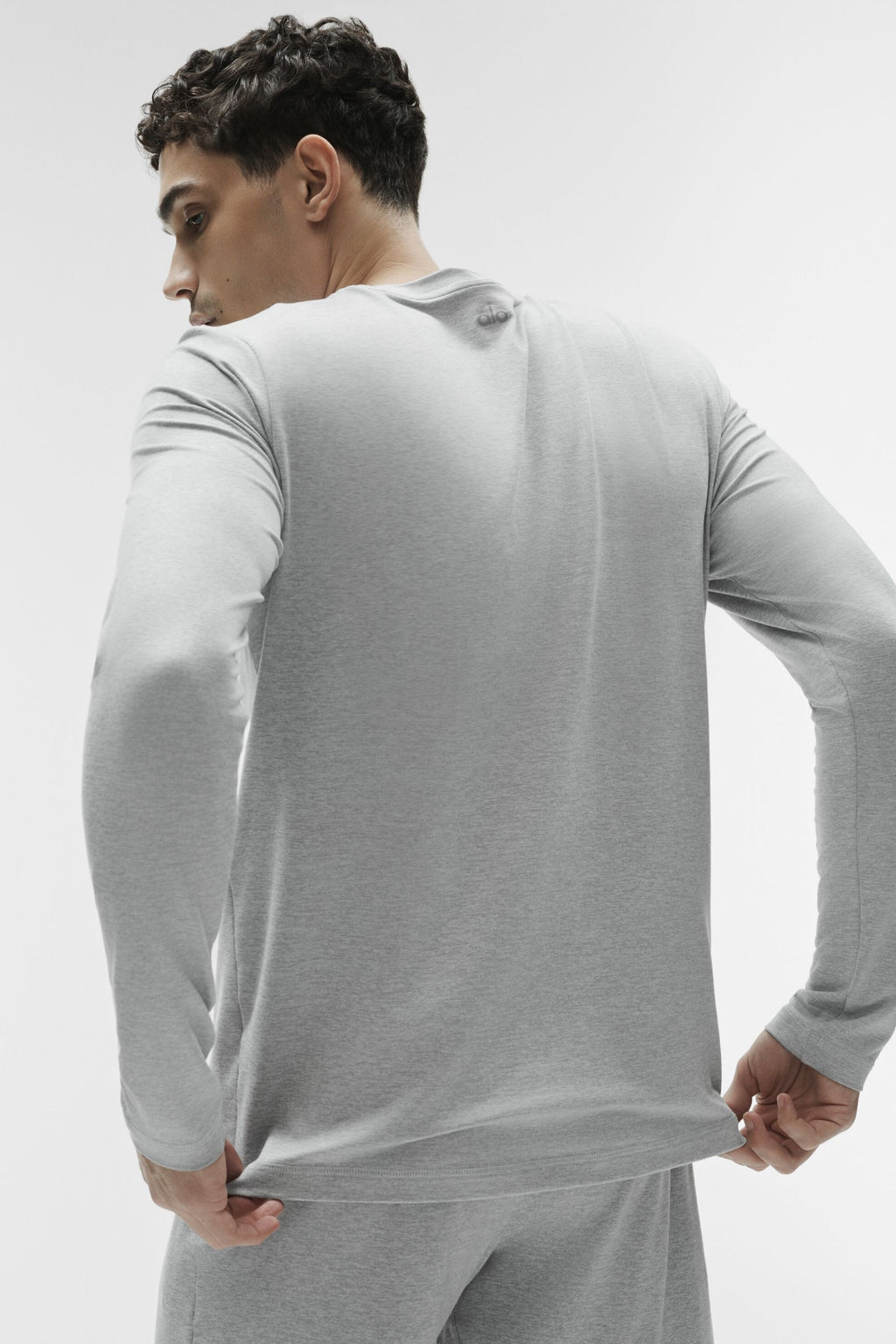 Conquer Reform Crewneck Long Sleeve - Athletic Heather Grey image 3