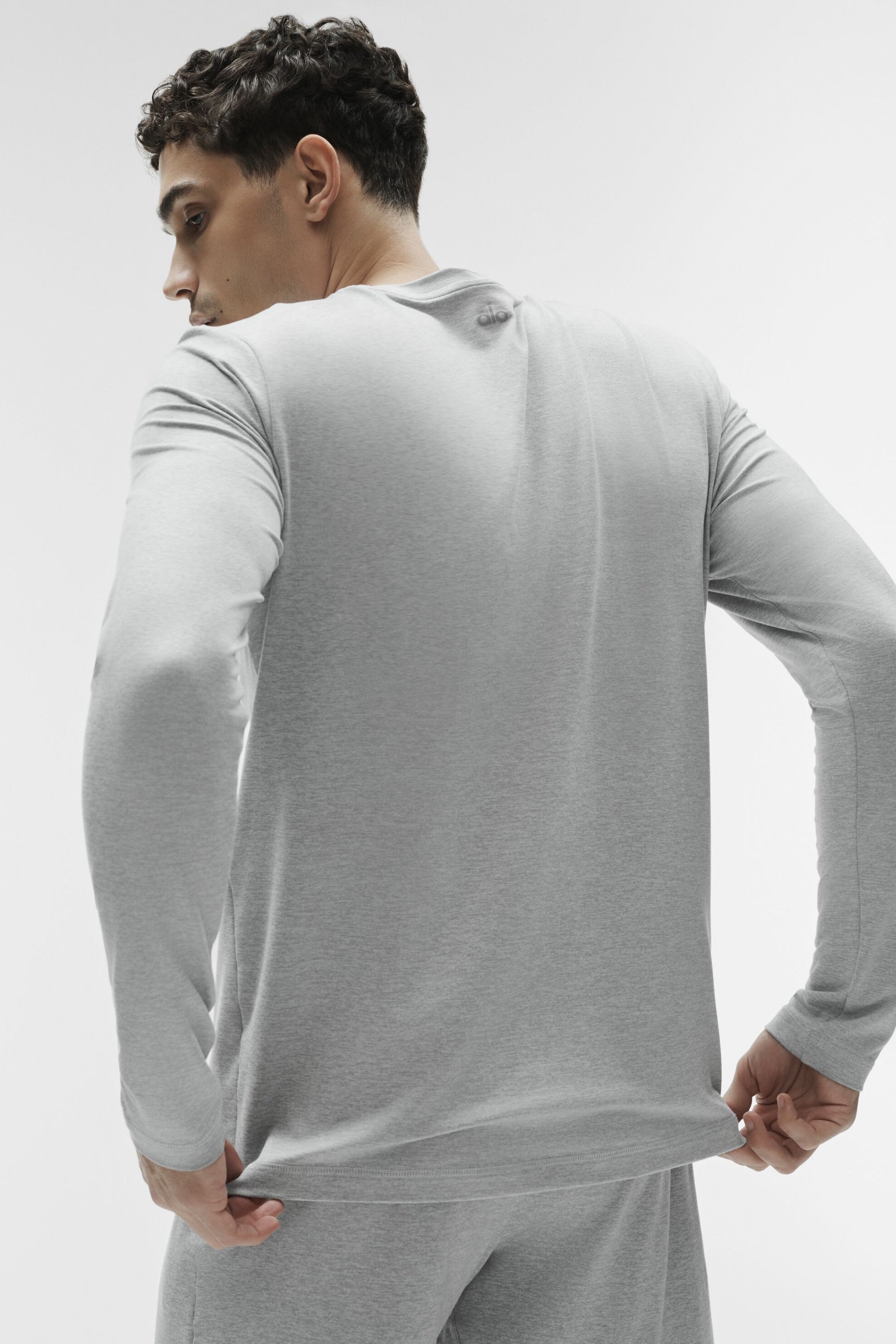 Conquer Reform Crewneck Long Sleeve - Athletic Heather Grey image 3