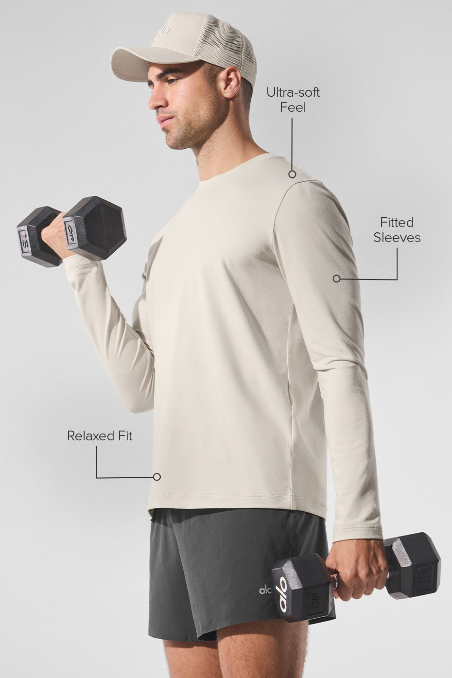 Conquer Reform Crewneck Long Sleeve - Bone image 2