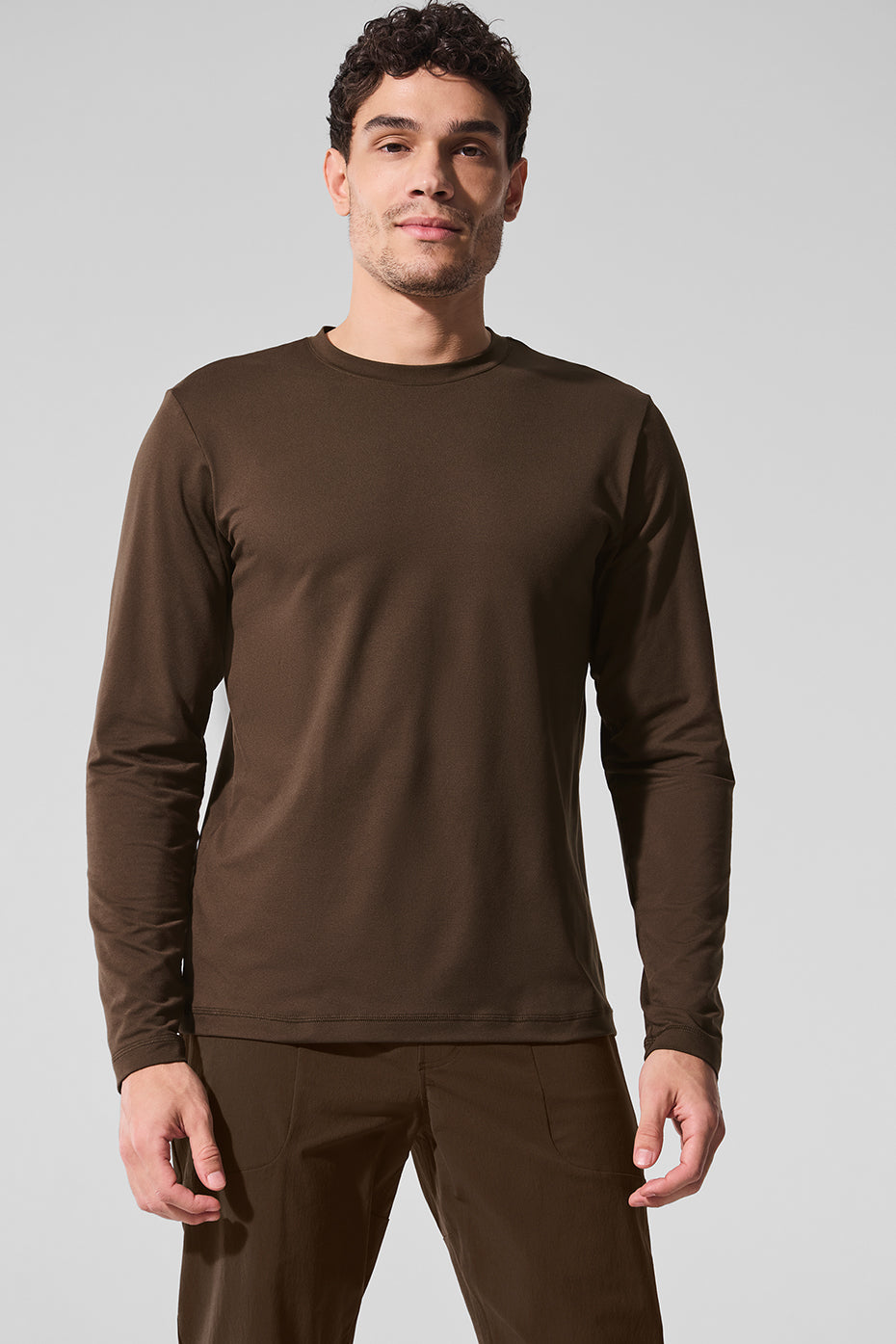Conquer Reform Crewneck Long Sleeve - Espresso image 1