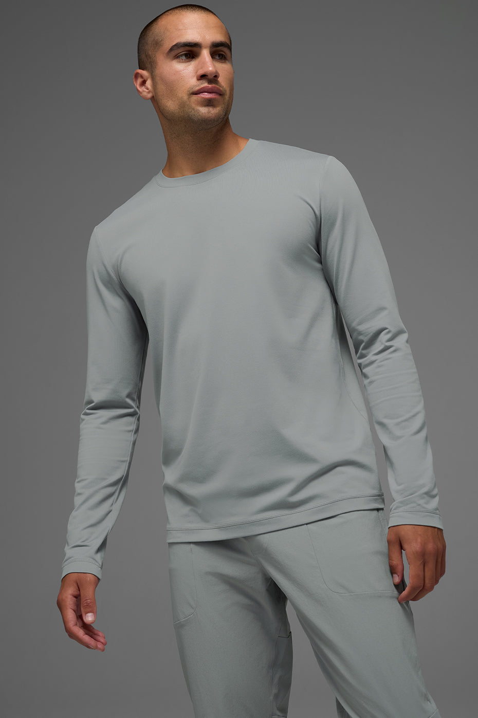 Conquer Reform Crewneck Long Sleeve - Lunar Grey image 2