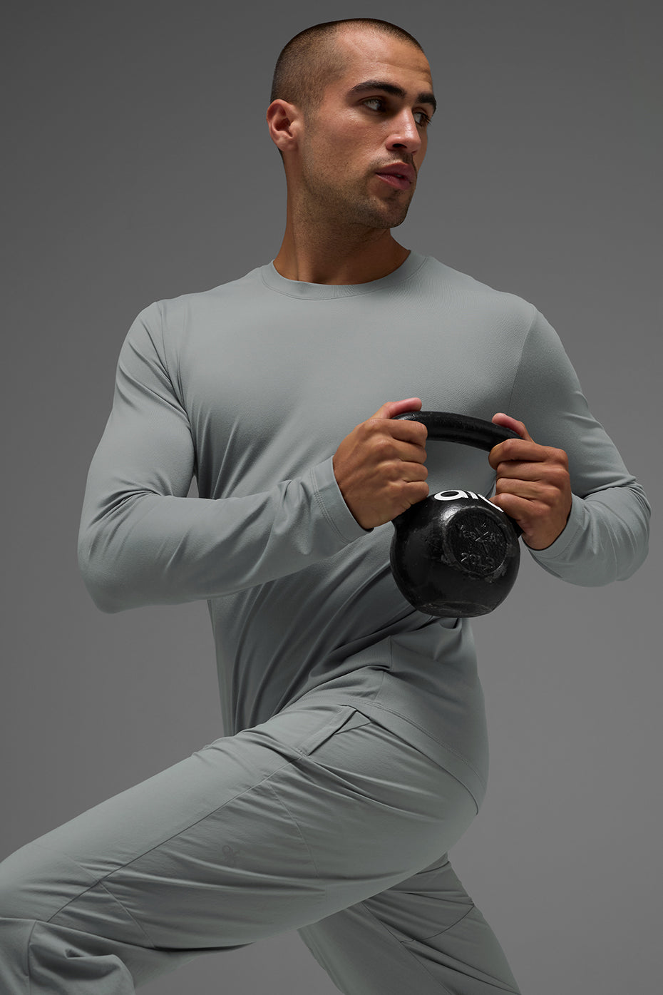 Conquer Reform Crewneck Long Sleeve - Lunar Grey image 4