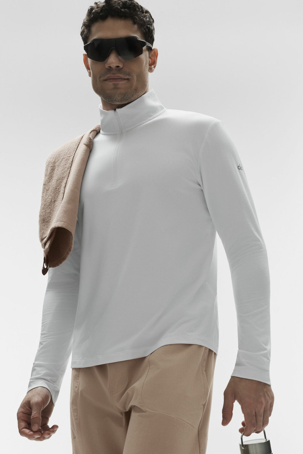 Conquer 1/4 Zip Reform Long Sleeve - White image 4