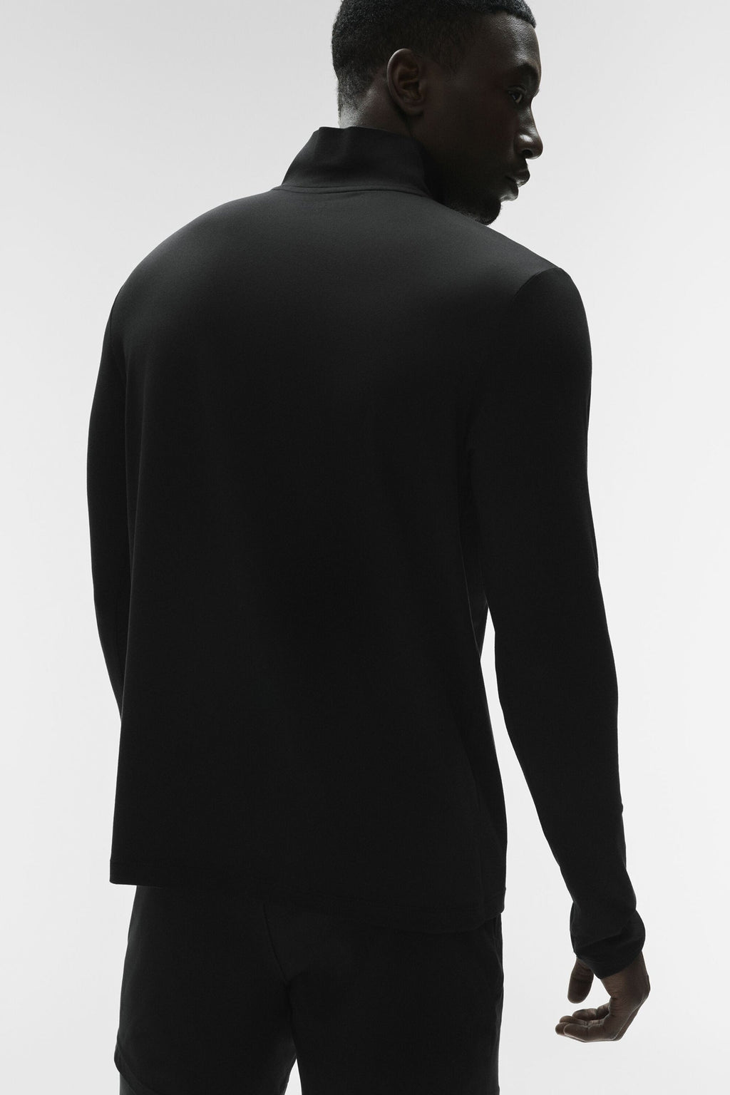 Conquer 1/4 Zip Reform Long Sleeve - Black image 3