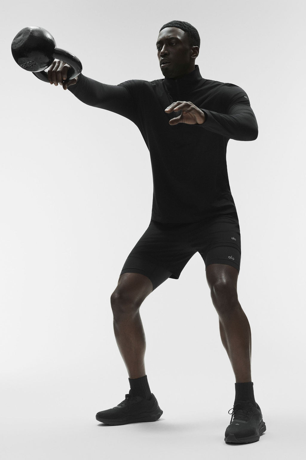 Conquer 1/4 Zip Reform Long Sleeve - Black image 4