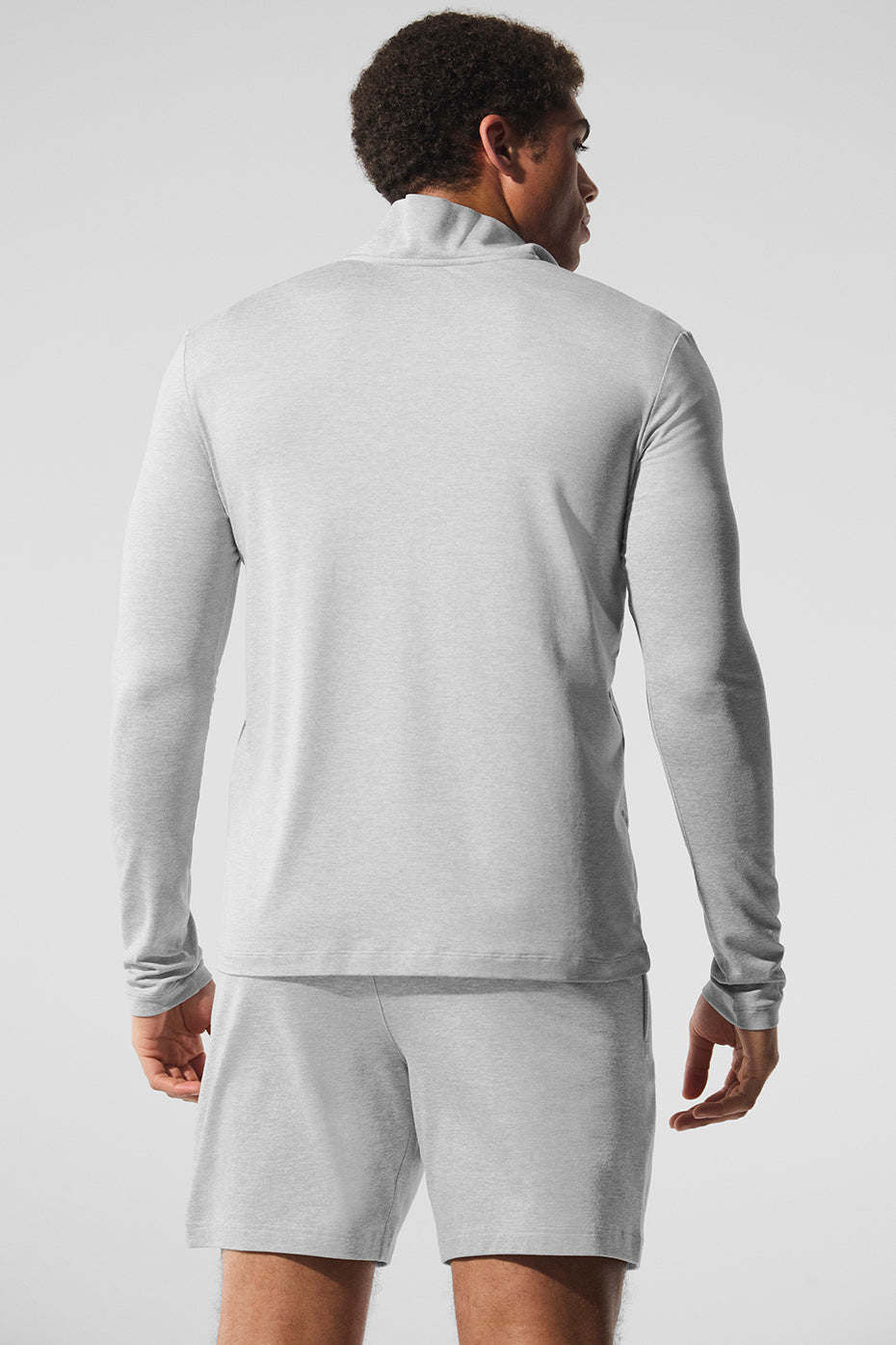 Conquer 1/4 Zip Reform Long Sleeve - Athletic Heather Grey image 4