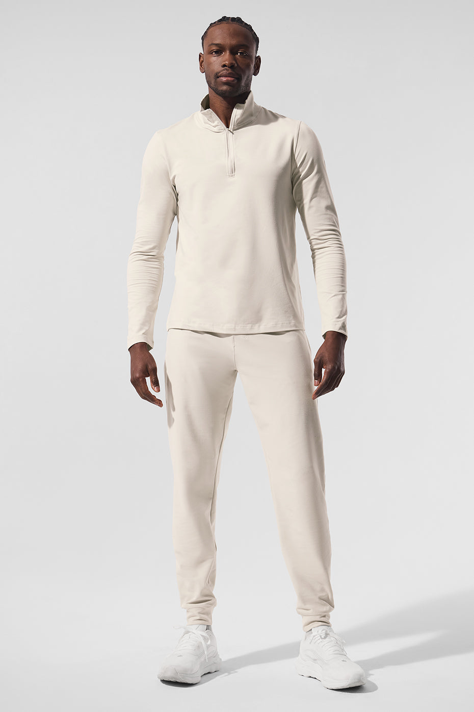 Conquer 1/4 Zip Reform Long Sleeve - Bone image 3