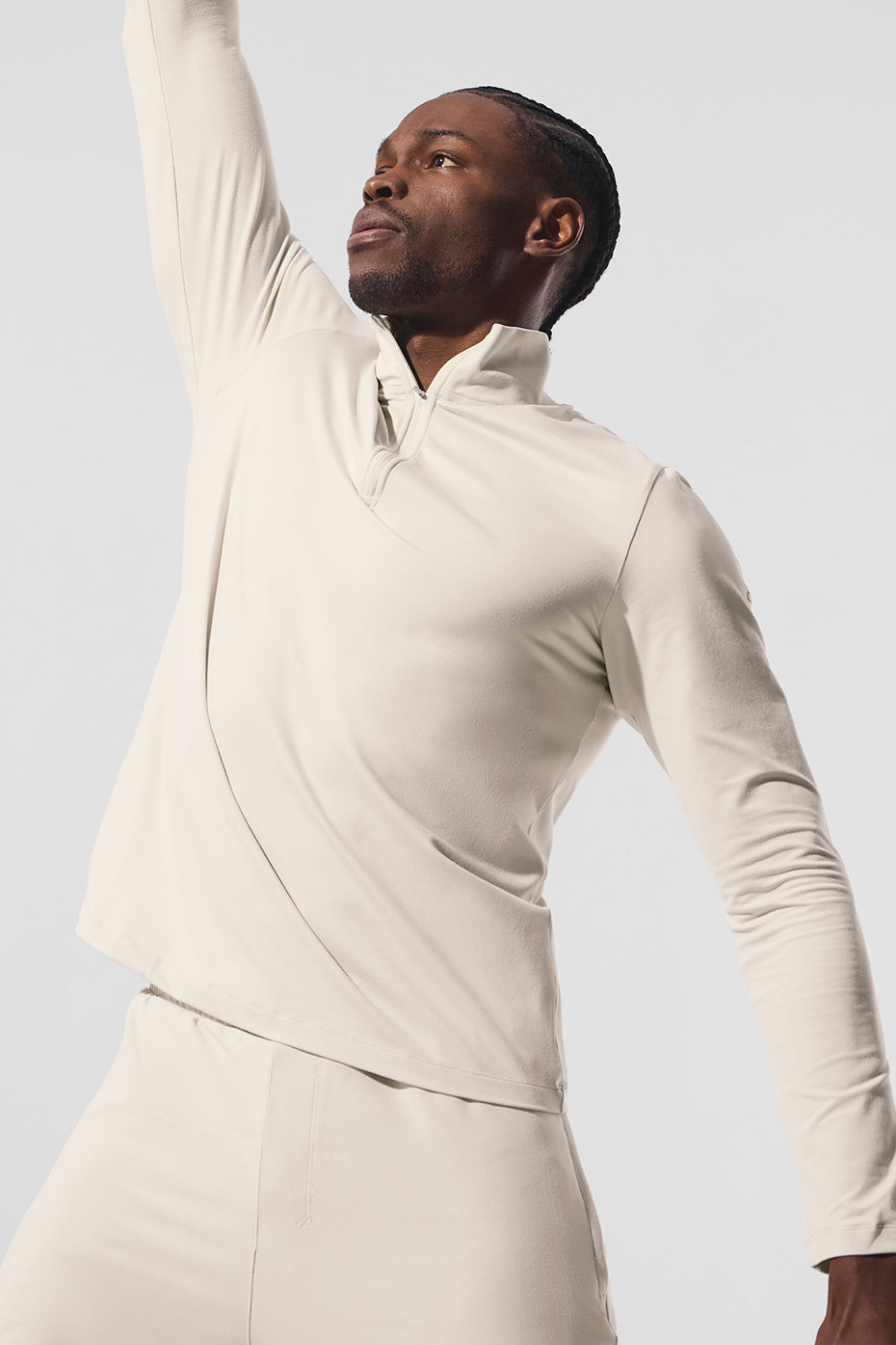 Conquer 1/4 Zip Reform Long Sleeve - Bone image 2