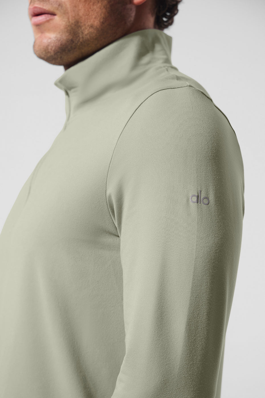 Conquer 1/4 Zip Reform Long Sleeve - Limestone image 5