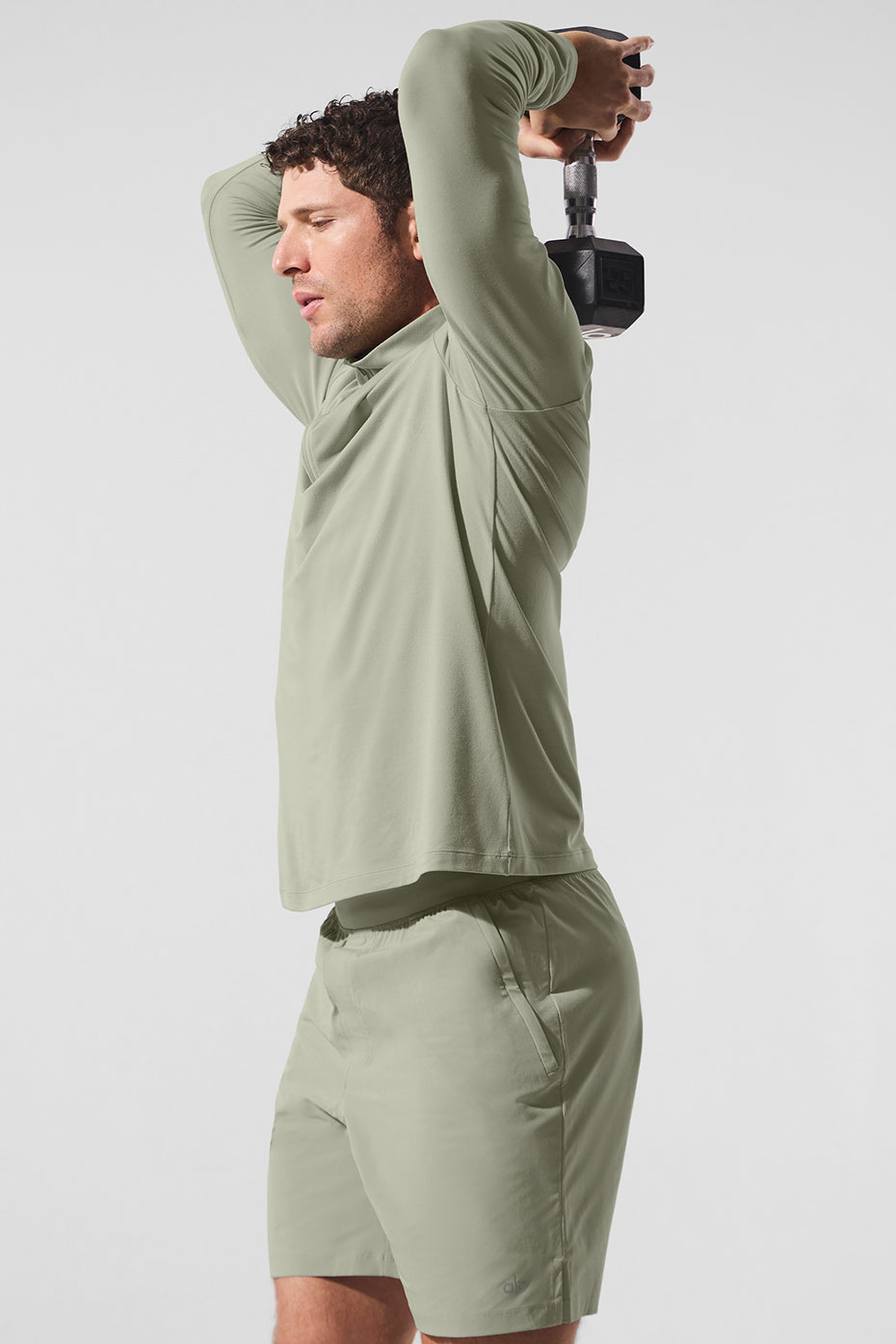 Conquer 1/4 Zip Reform Long Sleeve - Limestone image 3