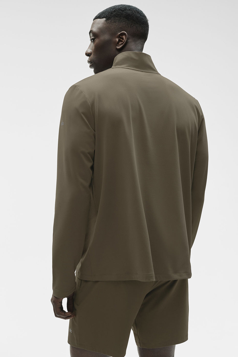 Conquer 1/4 Zip Reform Long Sleeve - Olive Tree image 2