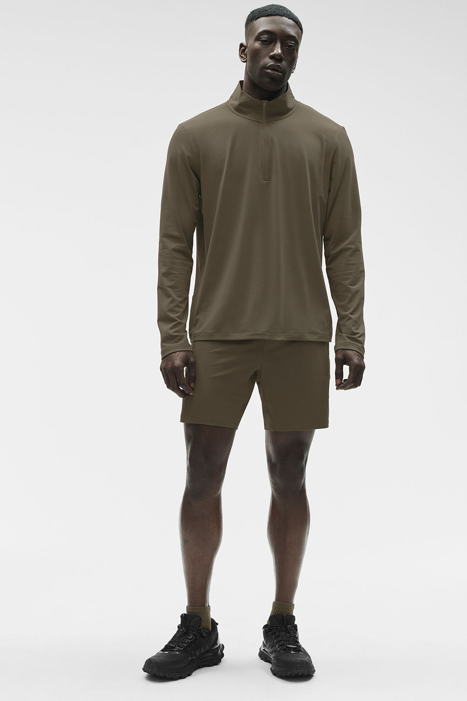 Conquer 1/4 Zip Reform Long Sleeve - Olive Tree image 6