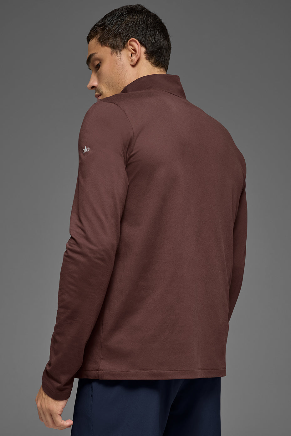 Conquer 1/4 Zip Reform Long Sleeve - Brownstone image 3