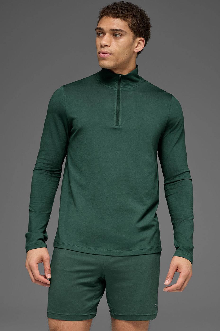 Conquer 1/4 Zip Reform Long Sleeve - Clover Green image 1