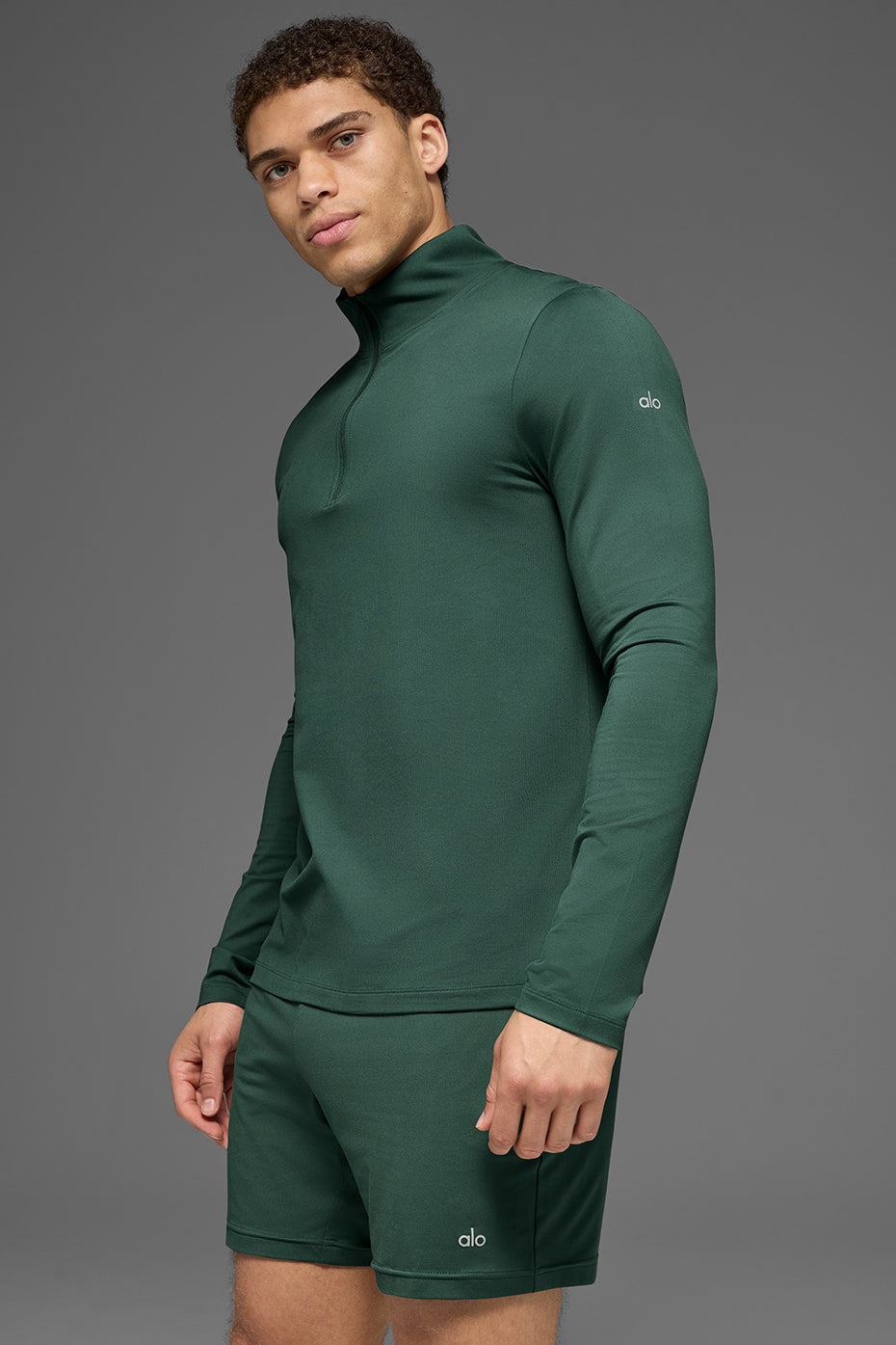 Conquer 1/4 Zip Reform Long Sleeve - Clover Green image 3