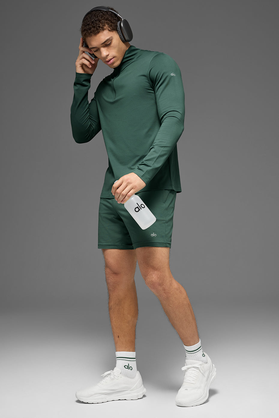 Conquer 1/4 Zip Reform Long Sleeve - Clover Green image 4