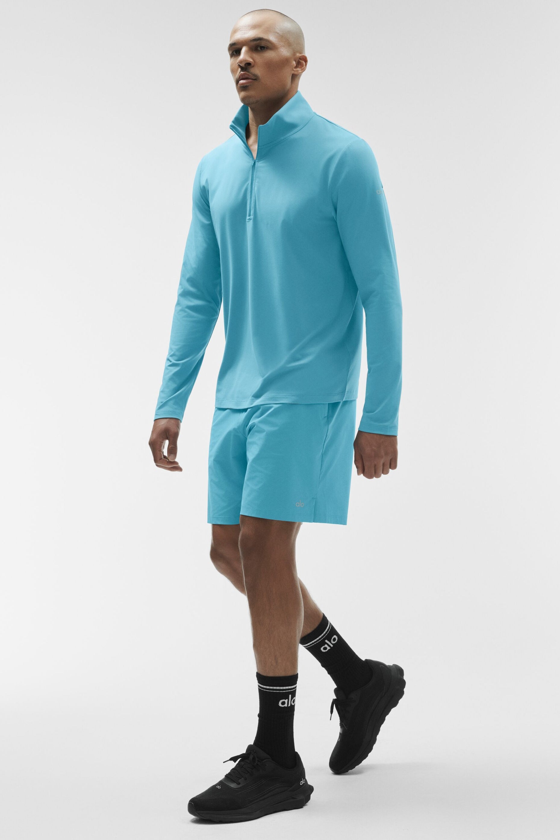 Conquer 1/4 Zip Reform Long Sleeve - Blue Breeze image 5