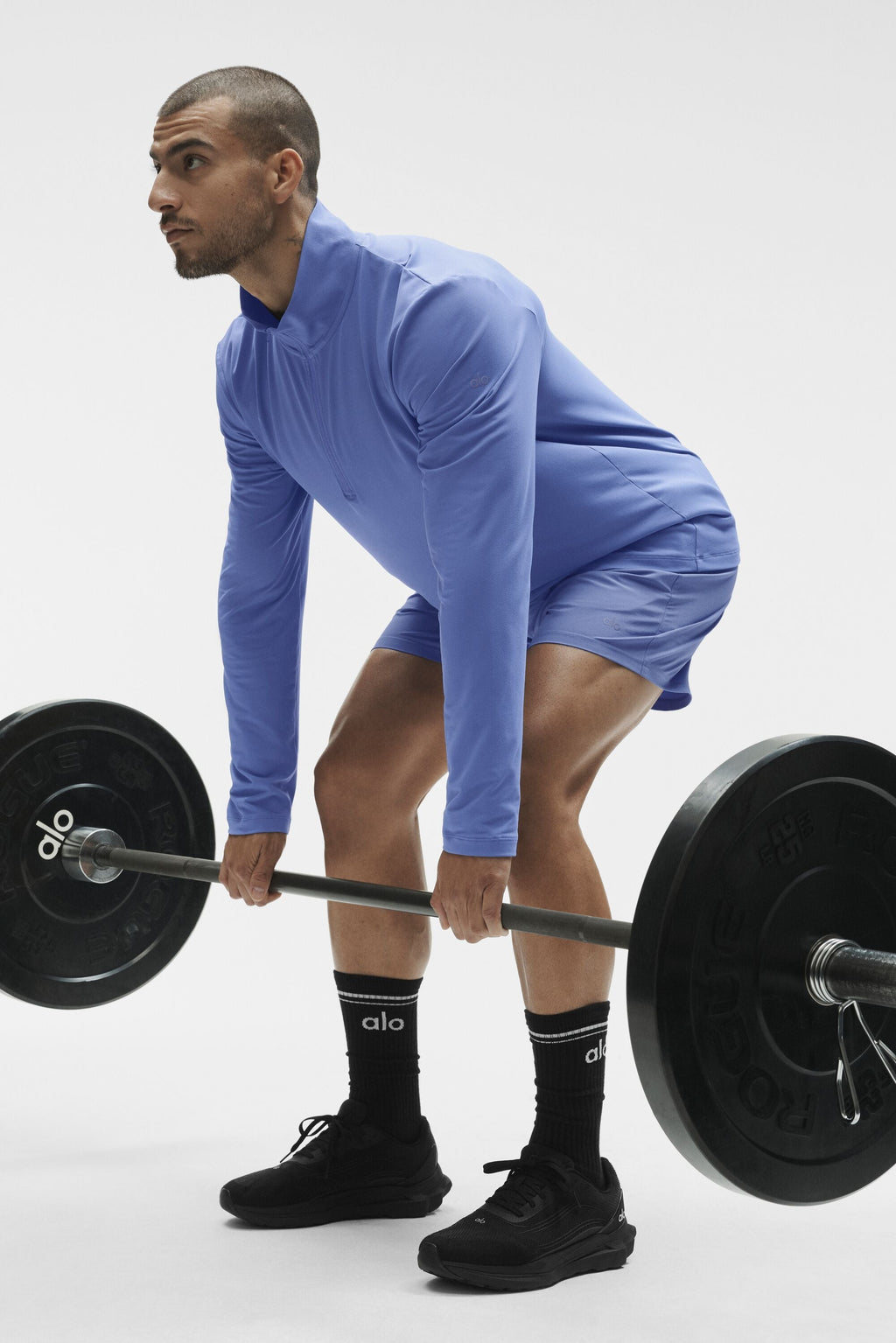Conquer 1/4 Zip Reform Long Sleeve - Provence Blue image 5