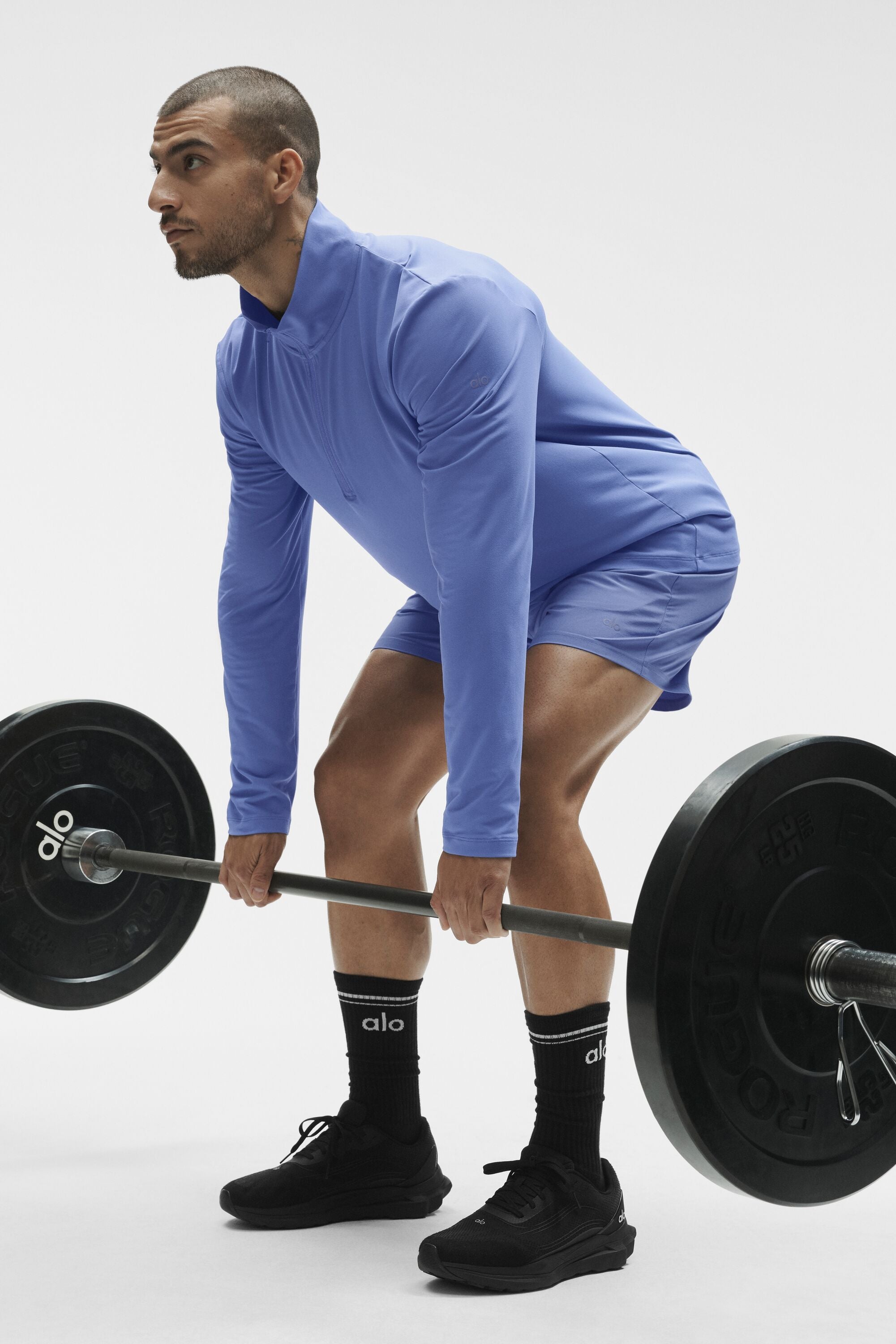 Conquer 1/4 Zip Reform Long Sleeve - Provence Blue image 5