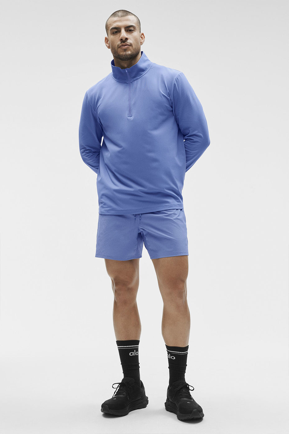 Conquer 1/4 Zip Reform Long Sleeve - Provence Blue image 6