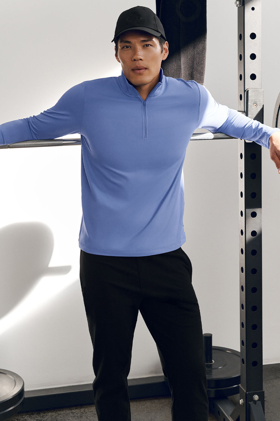 Conquer 1/4 Zip Reform Long Sleeve - Provence Blue image 1