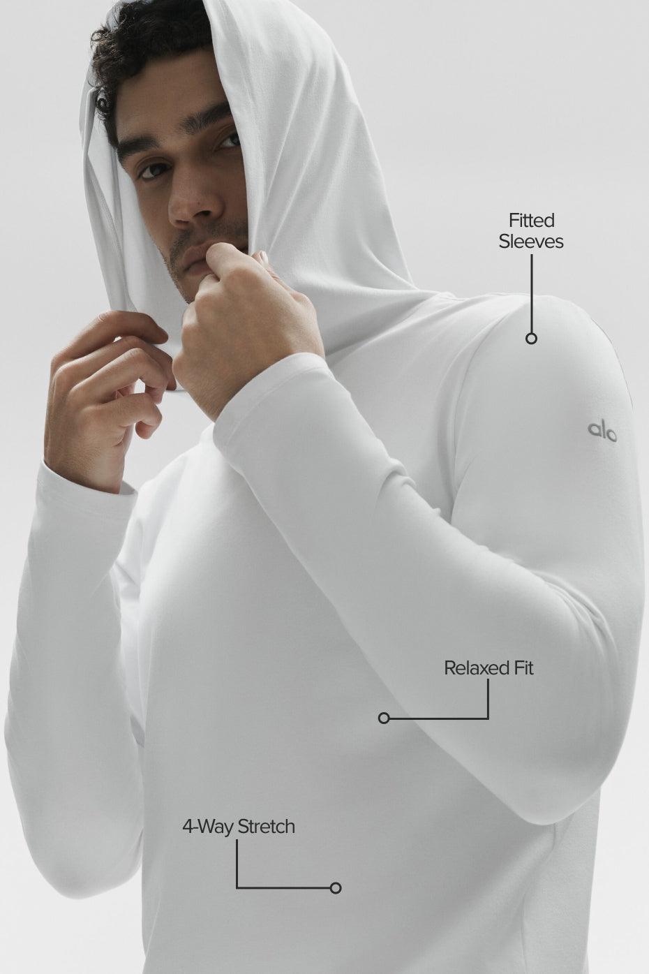 Conquer Reform Long Sleeve With Hood - White image 2