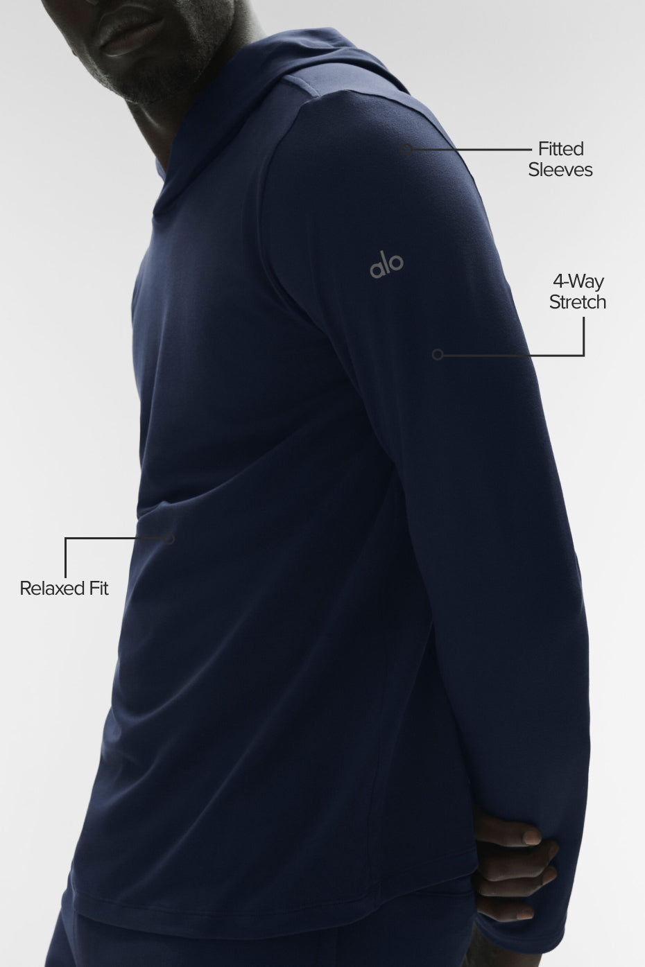 Conquer Reform Long Sleeve With Hood - Navy image 2